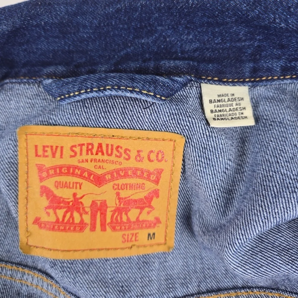 Levi's Men's Trucker Jacket Type III Indigo Blue Wash - Size Medium 72334-4216 - Picture 7 of 12